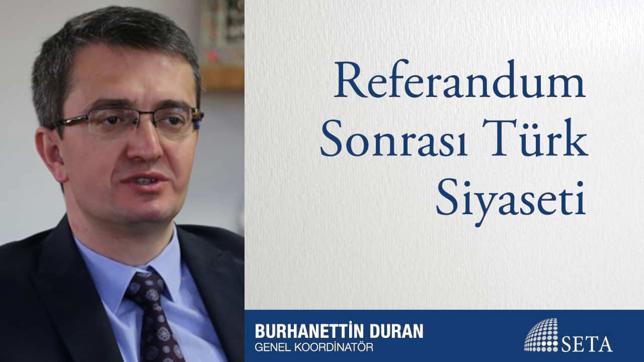 Referandum Sonrası Türk Siyaseti