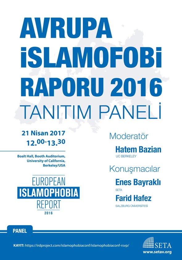 Avrupa İslamofobi Raporu 2016 Tanıtım Paneli