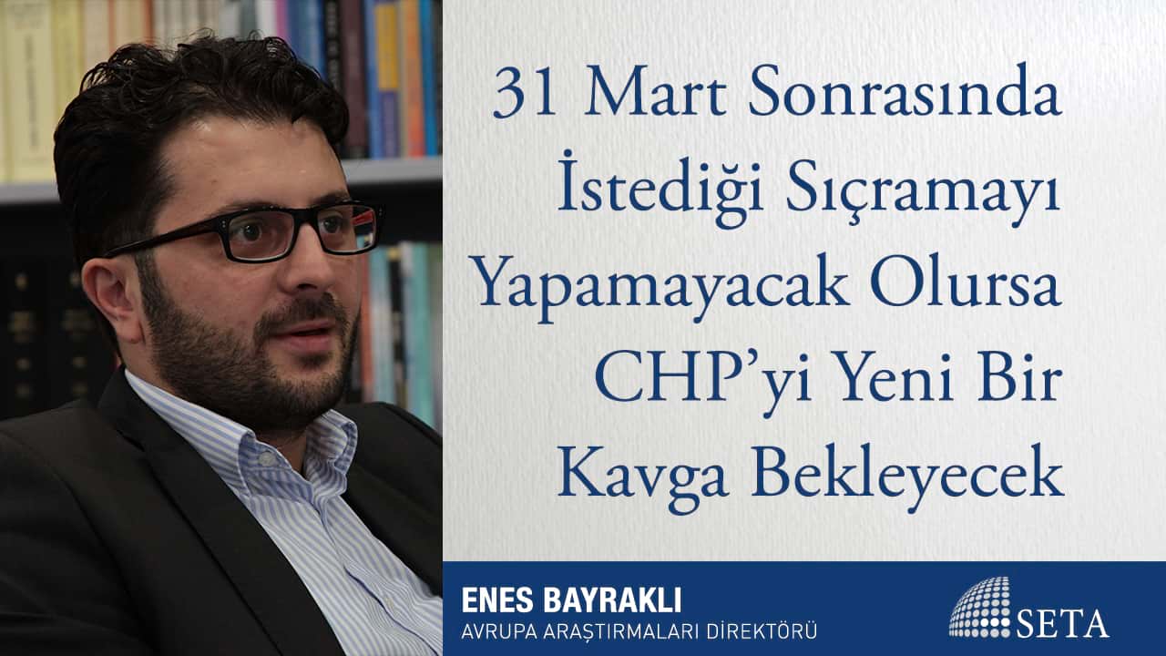 31 Mart Sonrasında İstediği Sıçramayı Yapamayacak Olursa CHP yi Yeni