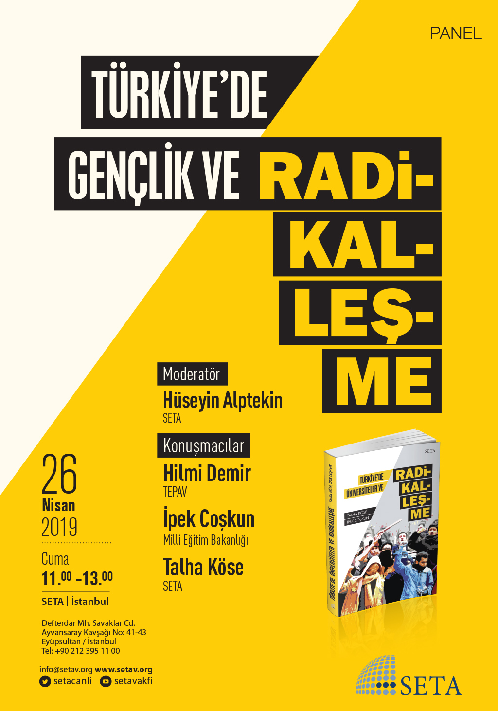 Panel: Türkiye’de Gençlik ve Radikalleşme