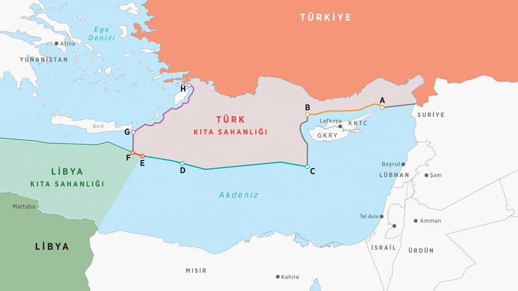Analiz Doğu Akdeniz de Deniz Yetki Alanları ve Türkiye-Libya Mutabakatı