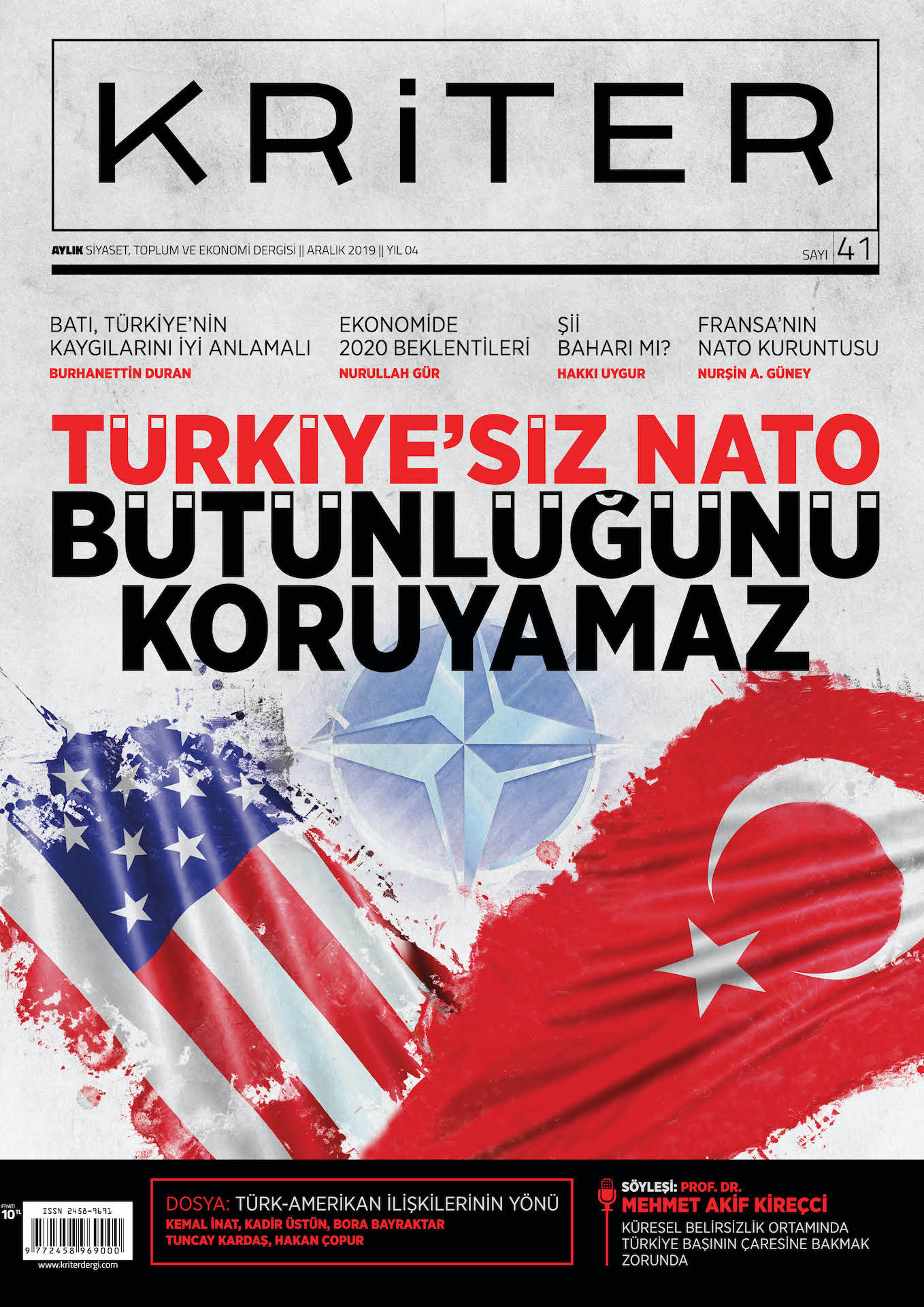Kriter’in Aralık Sayısı Çıktı: Türkiye'siz NATO Bütünlüğünü Koruyamaz