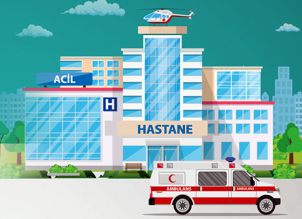 İnfografik Türkiye'nin Şehir Hastaneleri ve Kapasiteleri