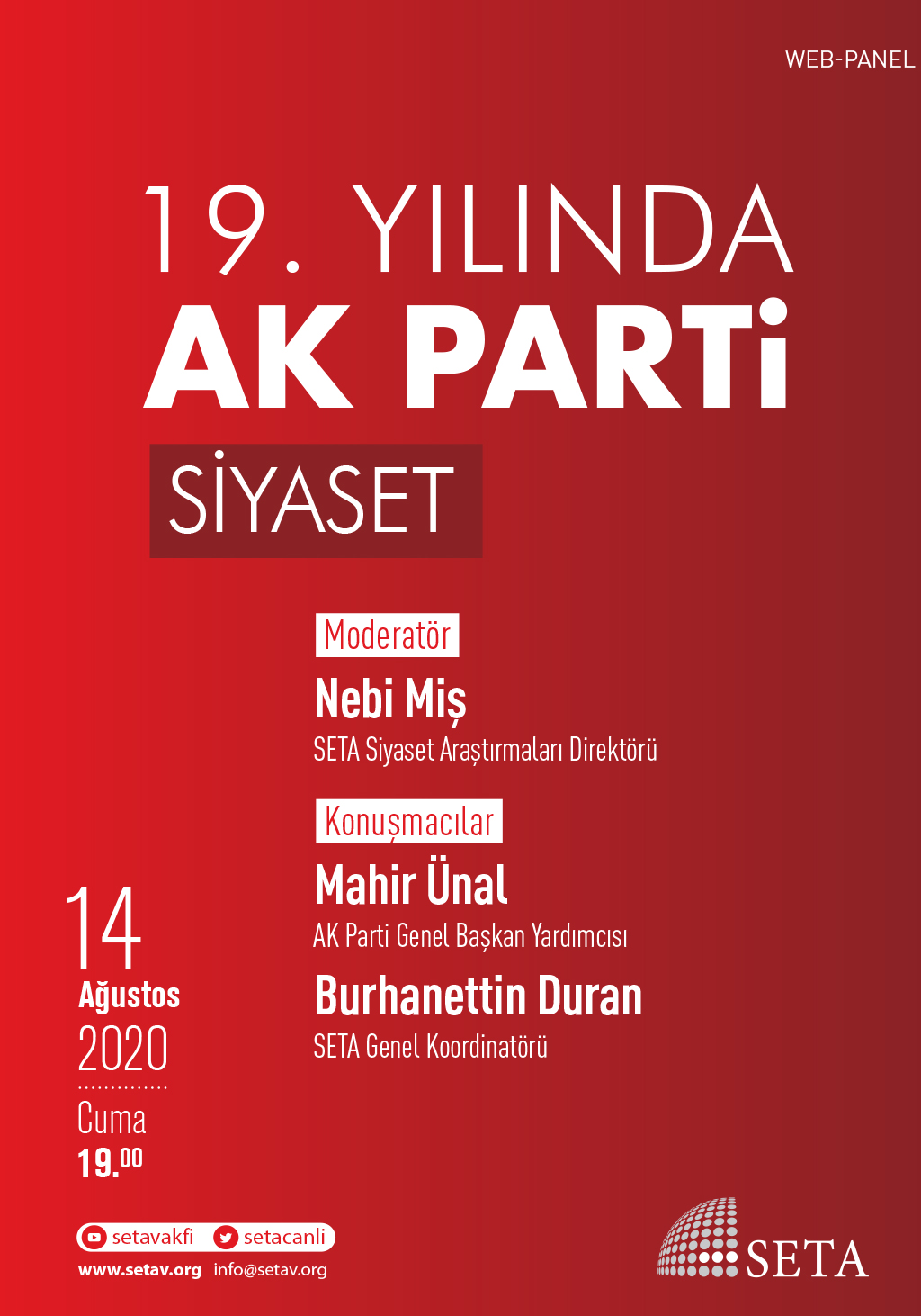 Web Panel 19 Yılında AK Parti SİYASET