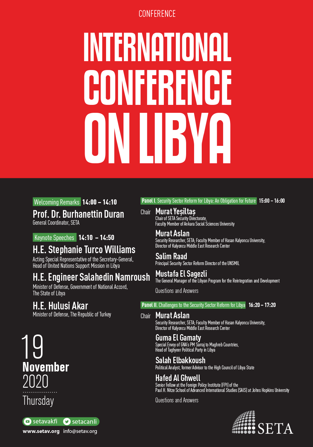International Conference on Libya - Keynote Session