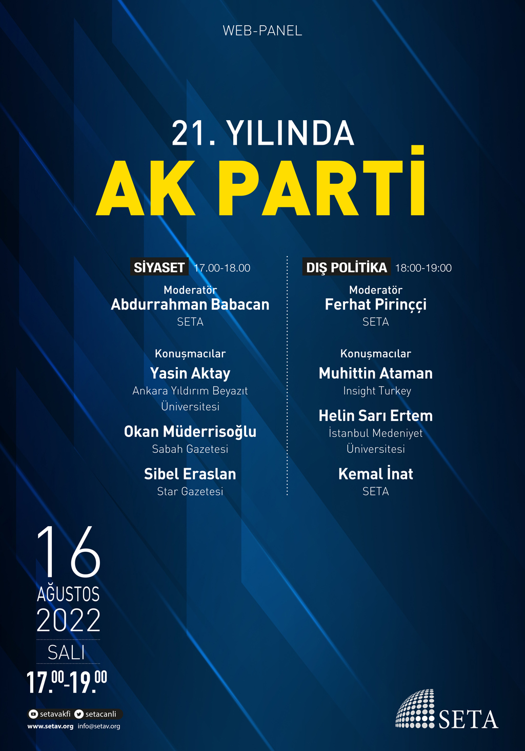 Web Panel: 21. Yılında AK Parti