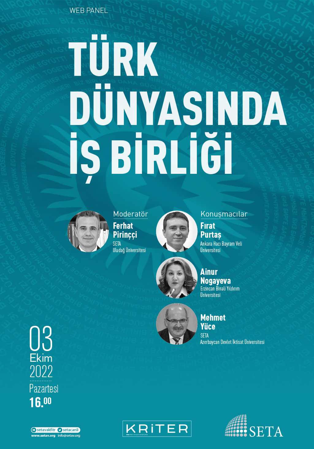 Web Panel: Türk Dünyasında İş Birliği
