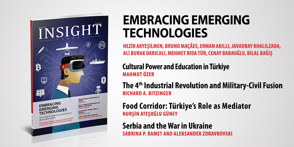 Insight Turkey “Gelişen Teknolojileri Benimsemek” Başlıklı Yeni Sayısını Yayınladı