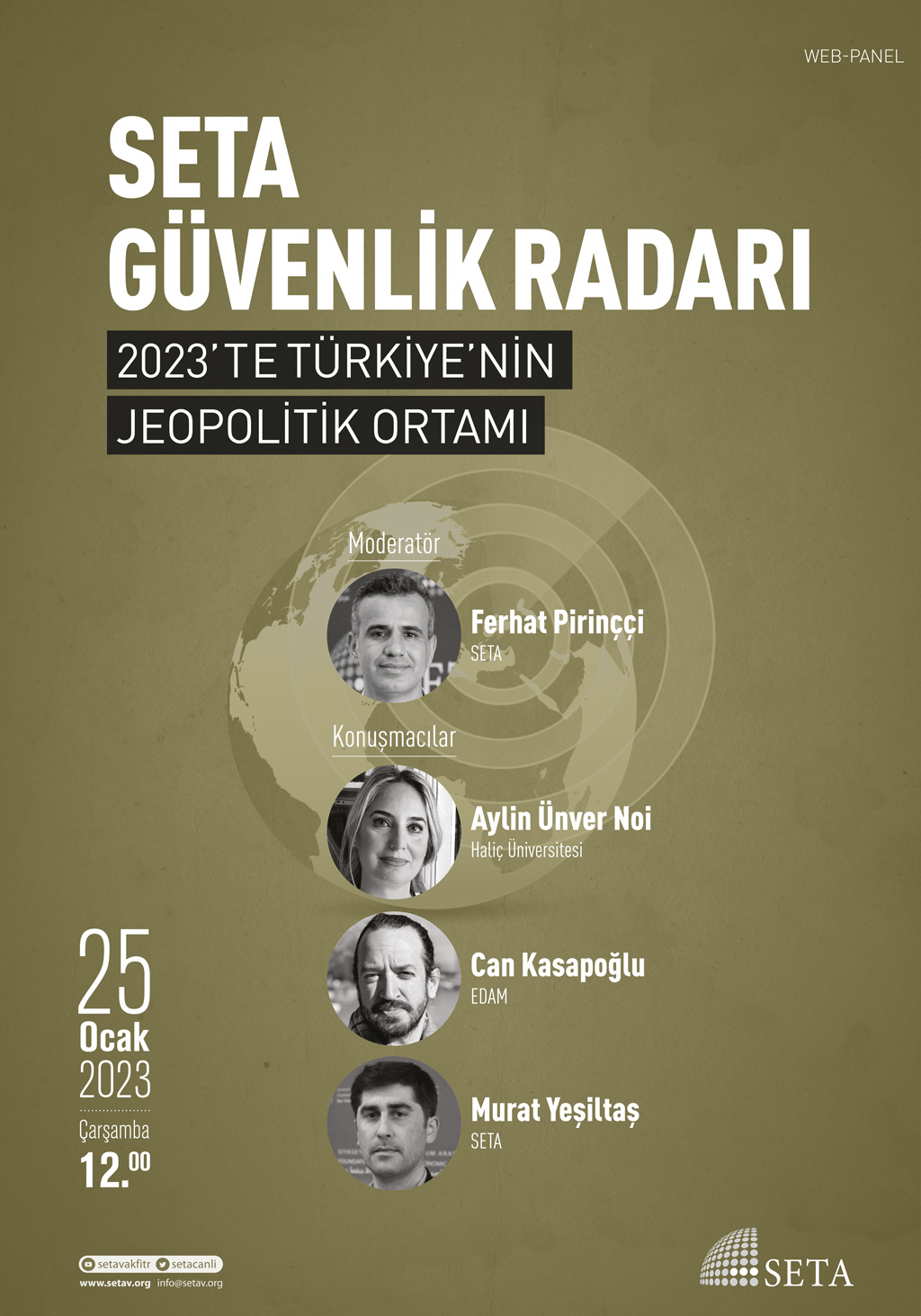 Web Panel: SETA Güvenlik Radarı | 2023’te Türkiye’nin Jeopolitik Ortamı