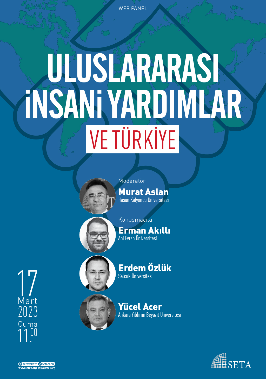 Web Panel: Uluslararası İnsani Yardımlar ve Türkiye