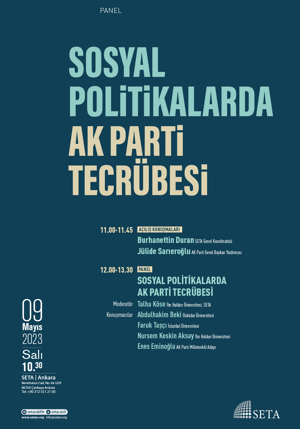 Panel: Sosyal Politikalarda AK Parti Tecrübesi
