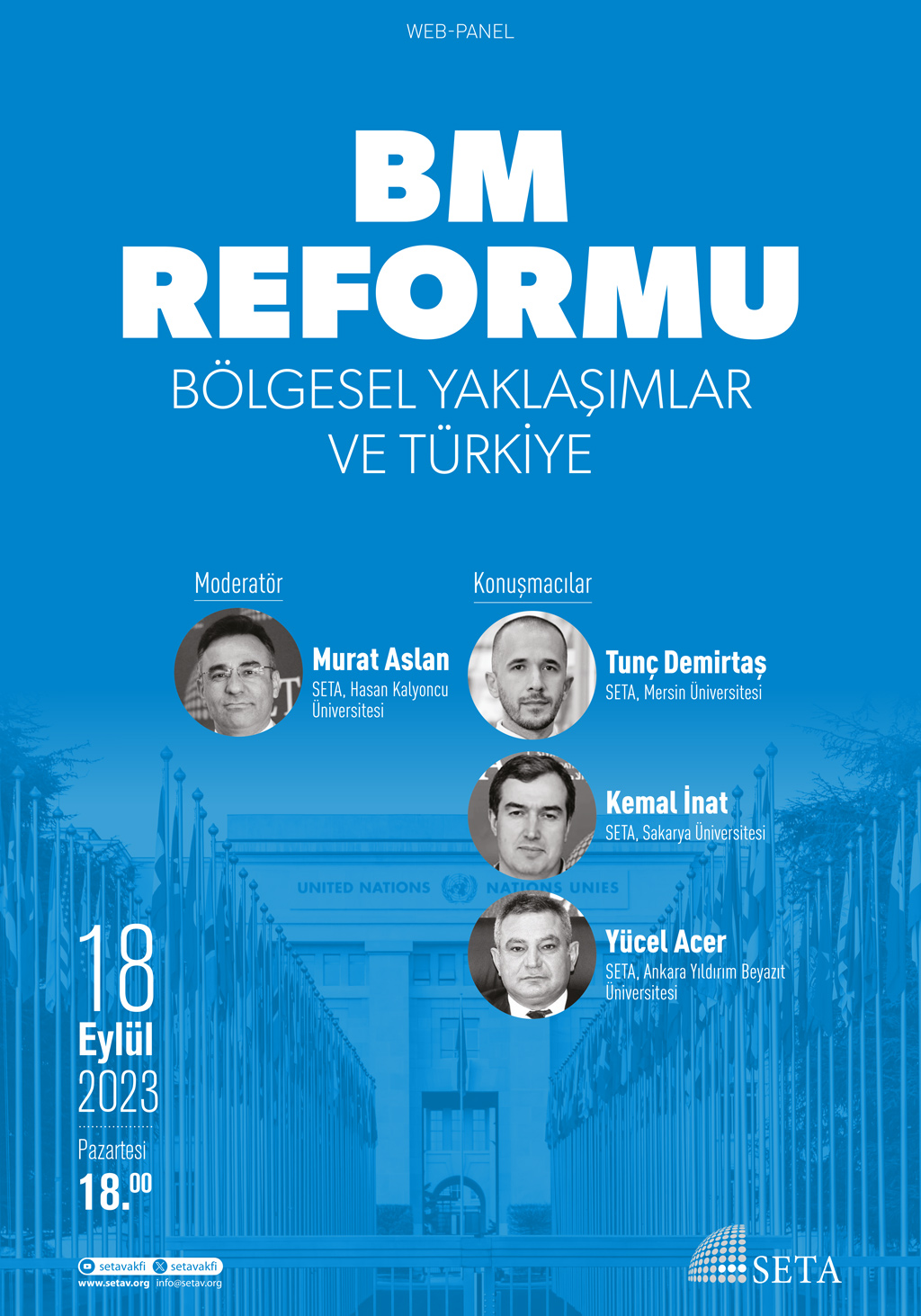 Web Panel: BM Reformu | Bölgesel Yaklaşımlar ve Türkiye