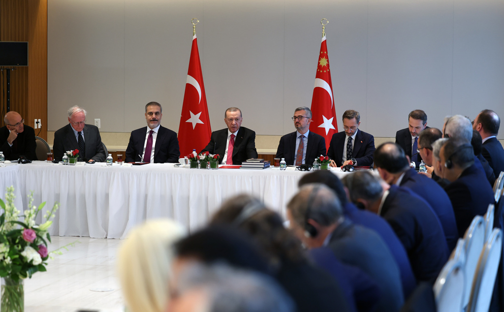 New York Düşünce Kuruluşları Yuvarlak Masa Toplantısı Cumhurbaşkanı Erdoğan’ın Katılımıyla Gerçekleşti