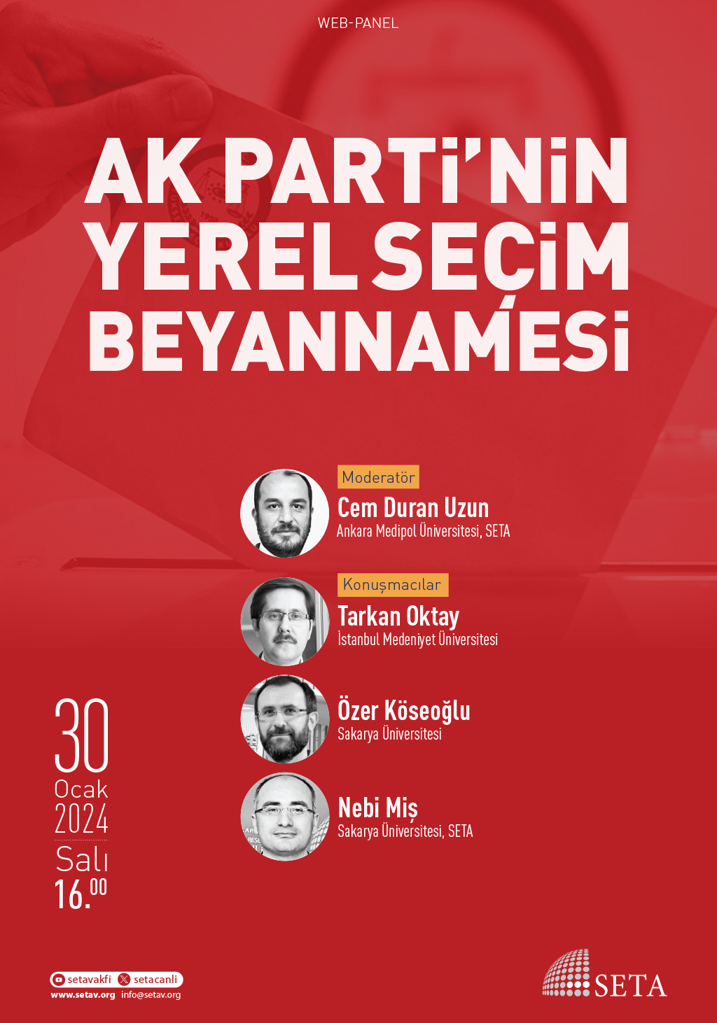 Web Panel: AK Parti’nin Yerel Seçim Beyannamesi
