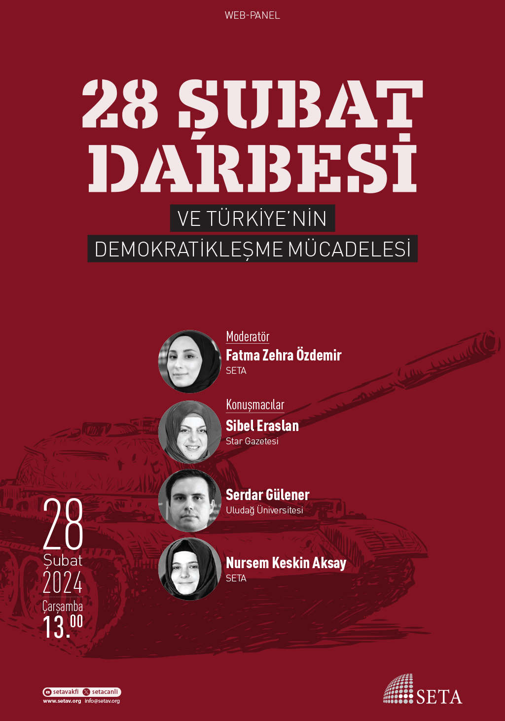 Web Panel: 28 Şubat Darbesi ve Türkiye’nin Demokratikleşme Mücadelesi