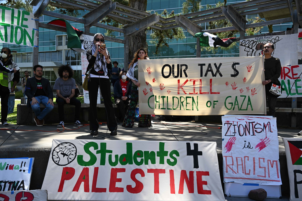 Amerikan Üniversitelerinde Filistin Gösterileri