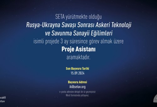 Proje Asistanı İlanı