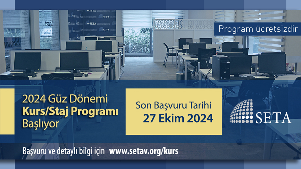 SETA 2024 Güz Kurs Staj Programı Başlıyor