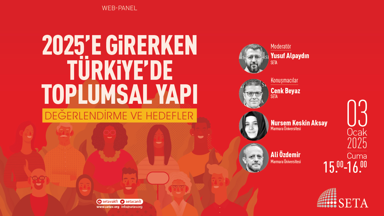 Web Panel 2025 e Girerken Türkiye de Toplumsal Yapı Değerlendirme