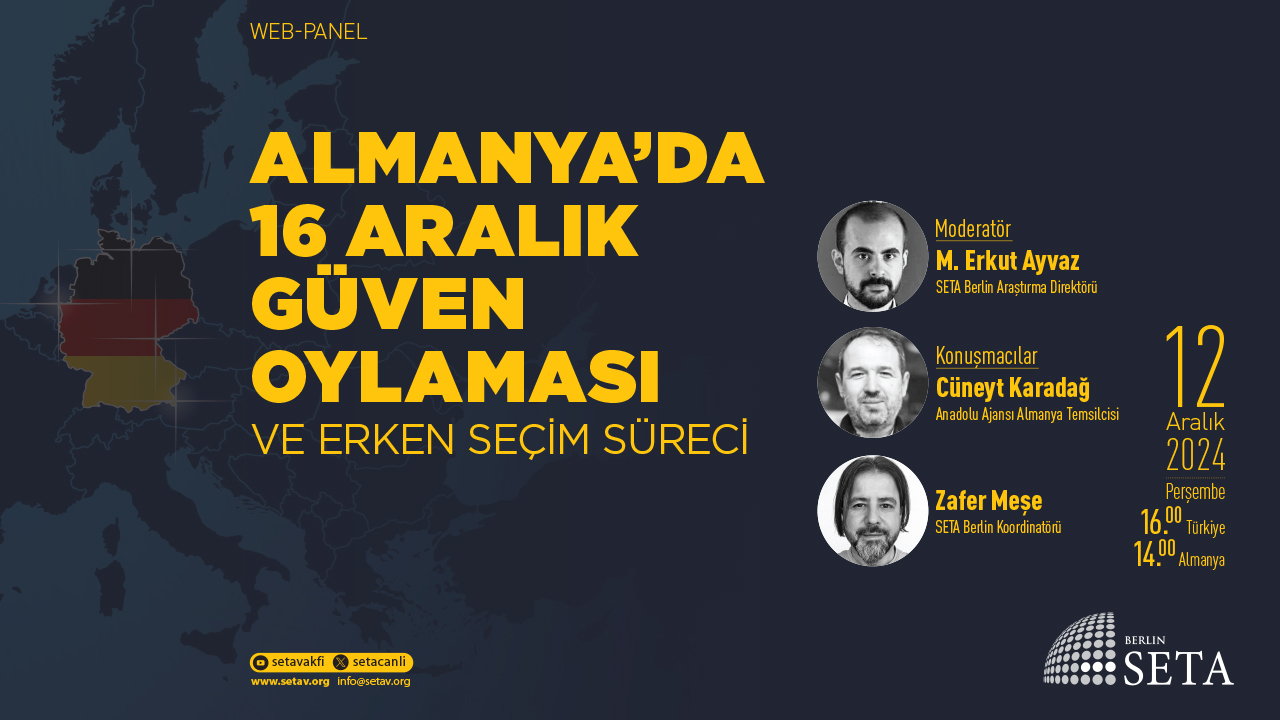 Web Panel Almanya'da 16 Aralık Güven Oylaması ve Erken Seçim