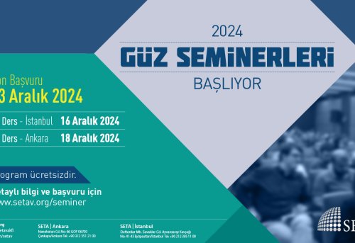 SETA 2024 Güz Dönemi Seminer Programı Başlıyor