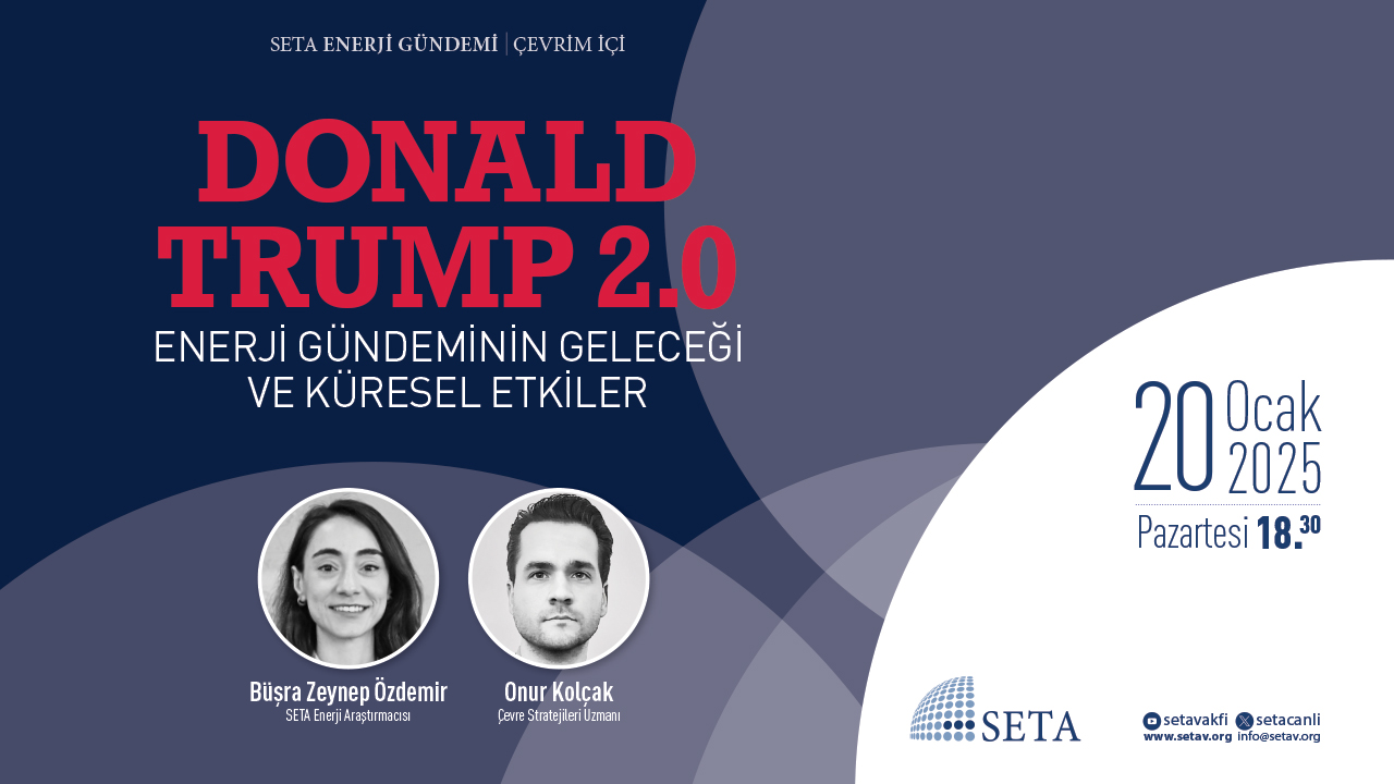 SETA Enerji Gündemi Donald Trump 2 0 Enerji Gündeminin Geleceği