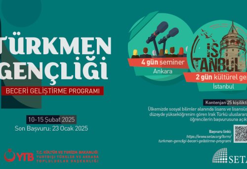 Türkmen Gençliği Beceri Geliştirme Programı Başlıyor