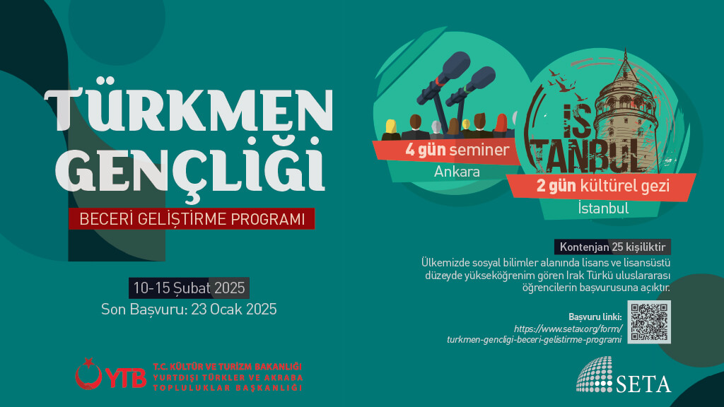 Türkmen Gençliği Beceri Geliştirme Programı Başlıyor