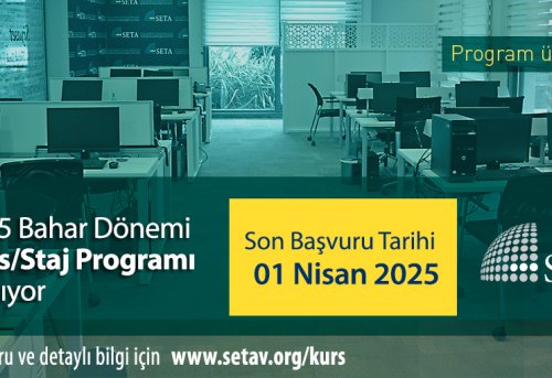 SETA 2025 Bahar Dönemi Kurs Staj Programı Başlıyor