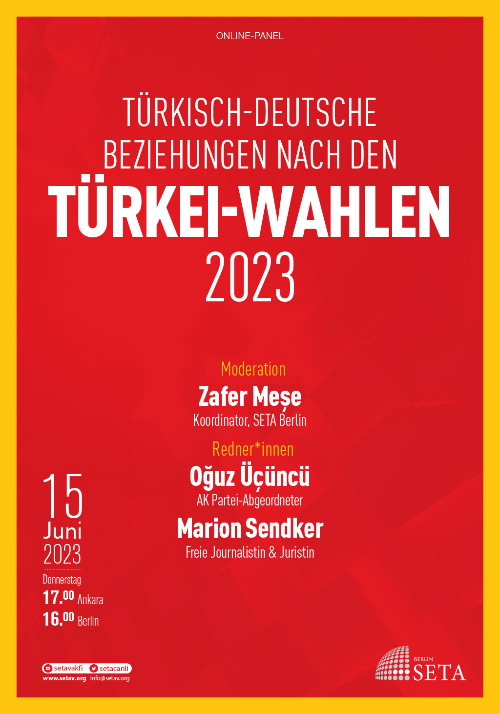Online-Panel: Türkisch-Deutsche Beziehungen nach den Türkei-Wahlen 2023