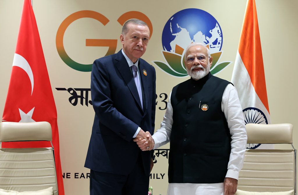 G20-Gipfel in Neu-Delhi: Gespräch mit Staatspräsident Erdoğan auf dem Rückflug