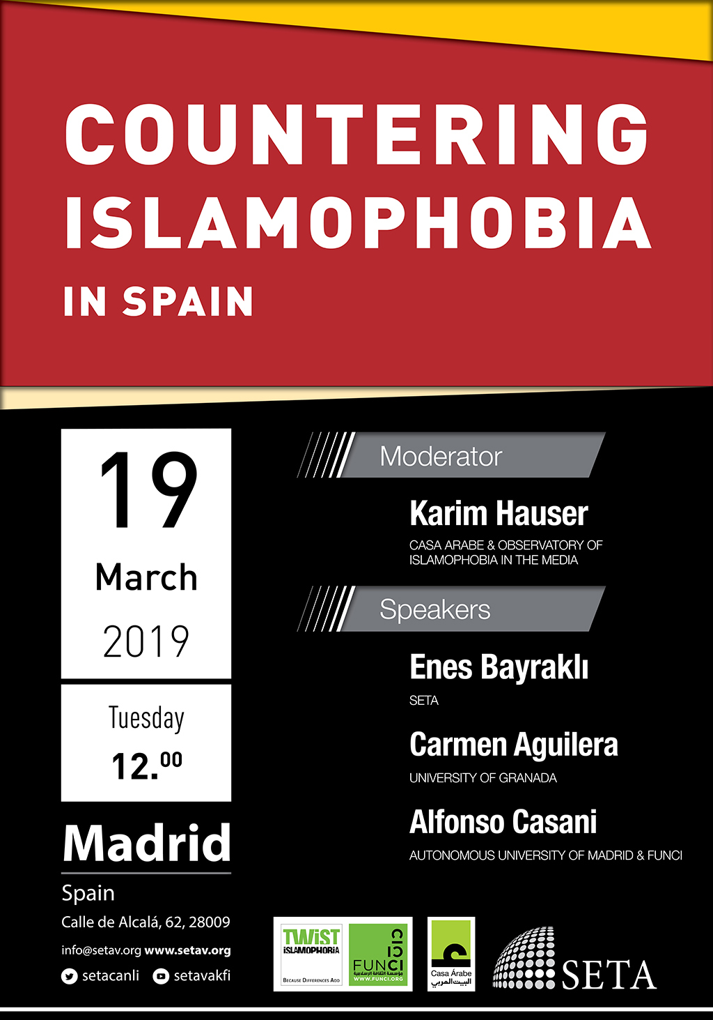 Panel Countering Islamophobia in Spain