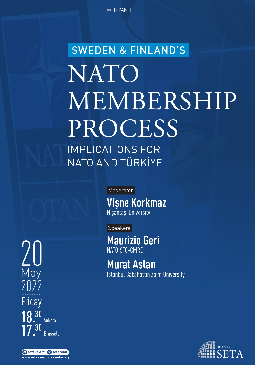 Web Panel: Sweden & Finland’s NATO Membership Process | Implications for NATO and Türkiye