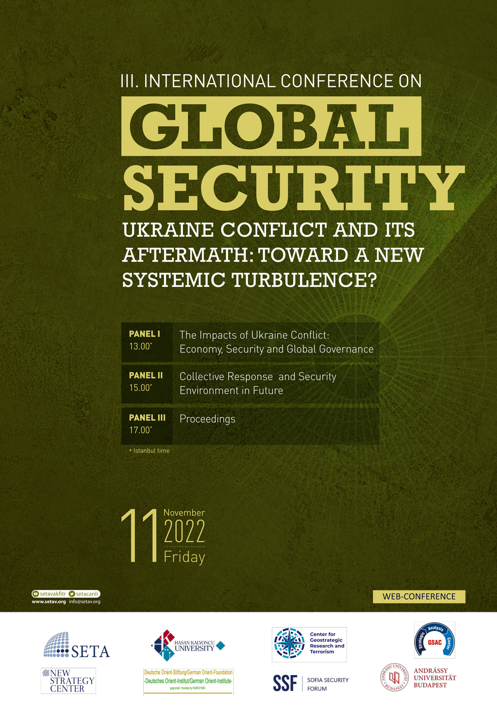 III. INTERNATIONAL CONFERENCE ON ‘GLOBAL’ SECURITY | Ukraine Conflict and its Aftermath: Toward a New Systemic Turbulence?