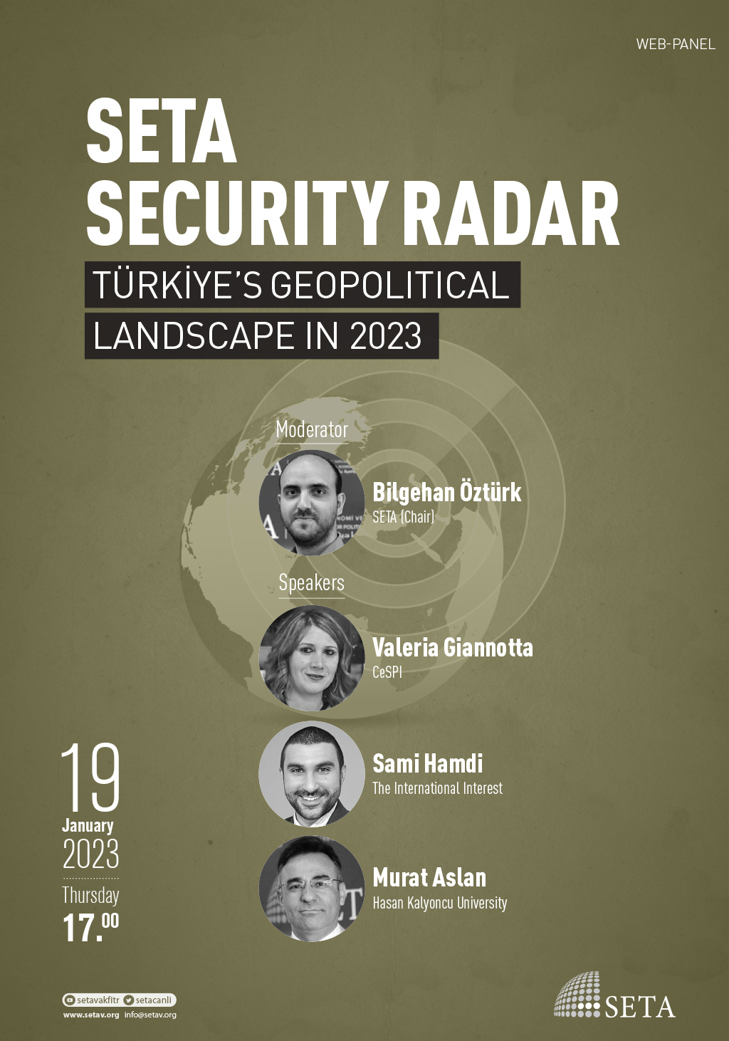 Web Panel: SETA Security Radar | Türkiye’s Geopolitical Landscape in 2023