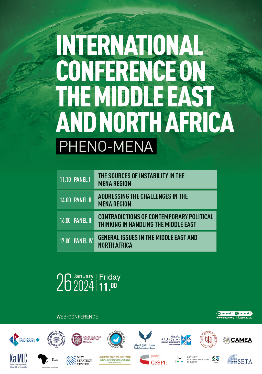 International Conference on the Middle East and North Africa | Pheno-Mena