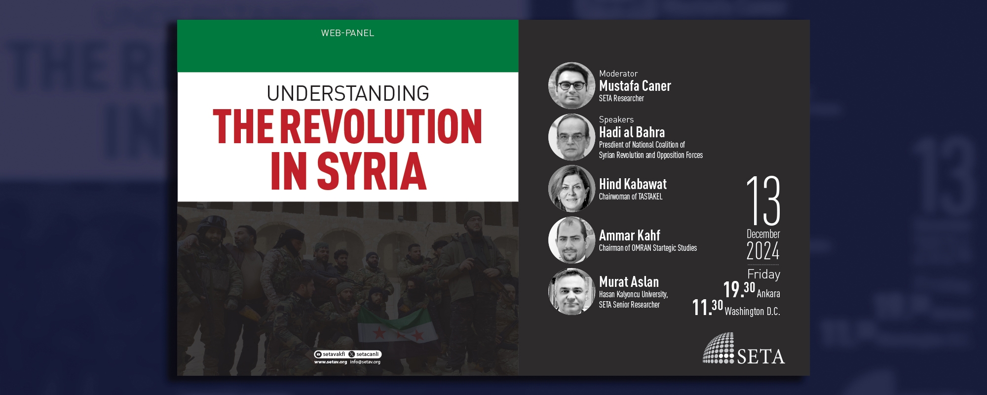 Web Panel Understanding the Revolution in Syria