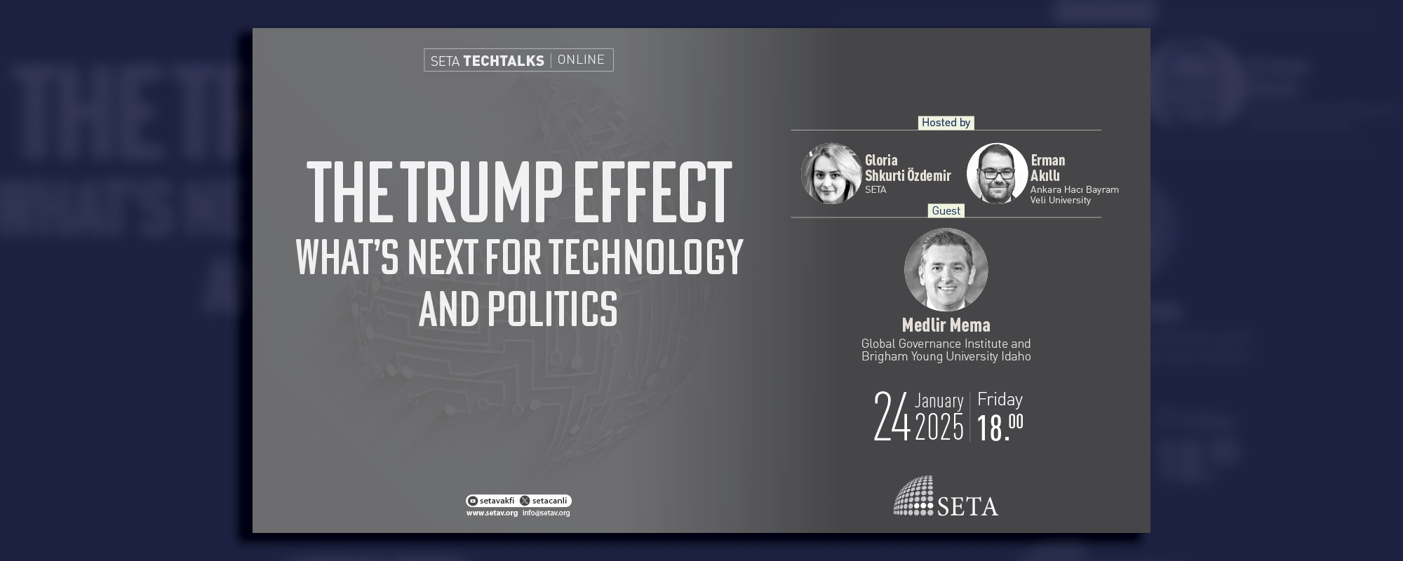 SETA Techtalks The Trump Effect What s Next for Technology