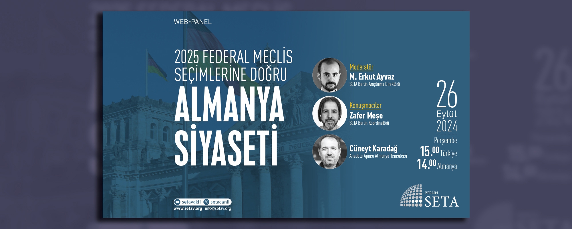 Web Panel 2025 Federal Meclis Seçimlerine Doğru Almanya Siyaseti