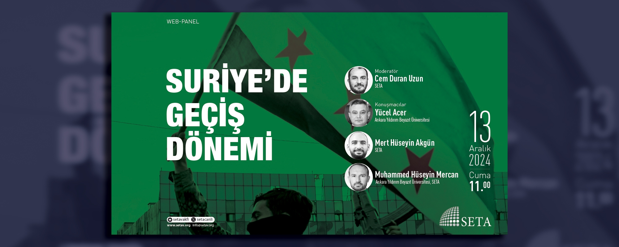 Web Panel Suriye'de Geçiş Dönemi